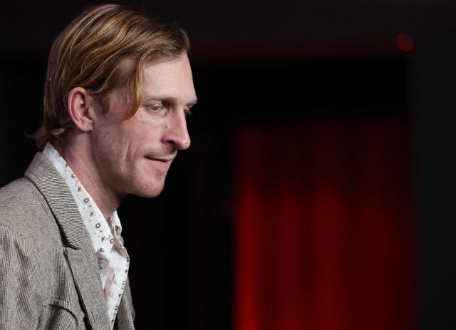 US actor Austin Amelio attends a press conference for the film 'The Weight' presented in Berlinale Special Gala at the 76th Berlinale, Europe's first major film festival of the year, in Berlin on February 17, 2026. (Photo by Ronny HARTMANN / AFP)