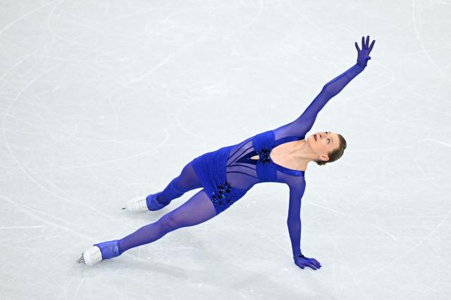France's Lorine Schild competes in the figure skating women's single skating short program during the Milano Cortina 2026 Winter Olympic Games at Milano Ice Skating Arena in Milan on February 17, 2026. (Photo by Gabriel BOUYS / AFP)
