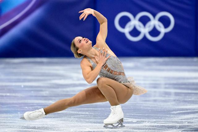 Belgium's Loena Hendrickx competes in the figure skating women's single skating short program during the Milano Cortina 2026 Winter Olympic Games at Milano Ice Skating Arena in Milan on February 17, 2026. (Photo by WANG Zhao / AFP)