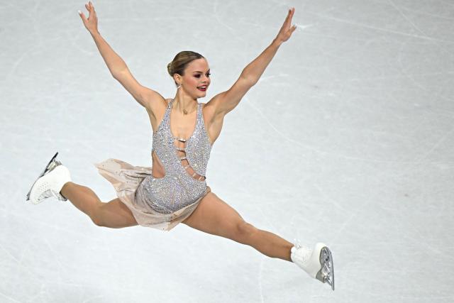 Belgium's Loena Hendrickx competes in the figure skating women's single skating short program during the Milano Cortina 2026 Winter Olympic Games at Milano Ice Skating Arena in Milan on February 17, 2026. (Photo by Gabriel BOUYS / AFP)