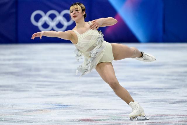 USA's Alysa Liu competes in the figure skating women's single skating short program during the Milano Cortina 2026 Winter Olympic Games at Milano Ice Skating Arena in Milan on February 17, 2026. (Photo by WANG Zhao / AFP)