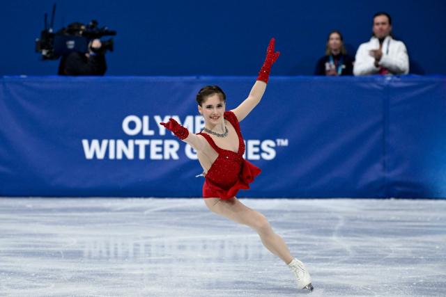 USA's Isabeau Levito competes in the figure skating women's single skating short program during the Milano Cortina 2026 Winter Olympic Games at Milano Ice Skating Arena in Milan on February 17, 2026. (Photo by WANG Zhao / AFP)