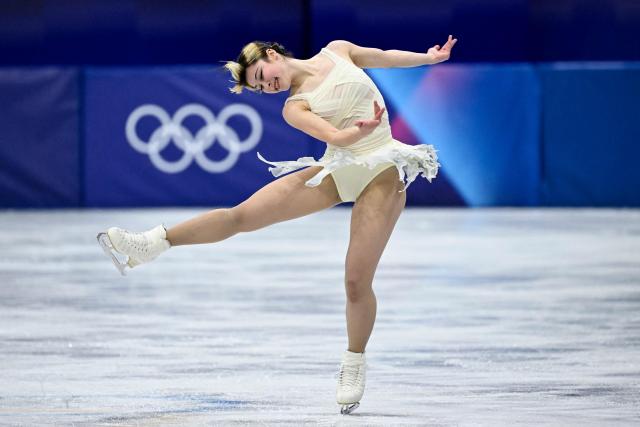USA's Alysa Liu competes in the figure skating women's single skating short program during the Milano Cortina 2026 Winter Olympic Games at Milano Ice Skating Arena in Milan on February 17, 2026. (Photo by WANG Zhao / AFP)
