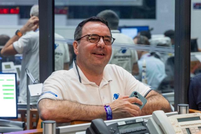 Executive President of France's Ariane Group's MaiaSpace Martin Sion poses in The Space Centre at Kourou in French Guiana on February 13, 2026. Between 2011 and 2022, Russia launched Soyuz rockets from Kourou, in French Guiana, taking advantage of its proximity to the equator, which was more favorable than Baikonur for certain missions. It was abandoned overnight after Russias aggression against Ukraine in response to European sanctions. The Russian teams left in haste, leaving behind an operation frozen in time.
It was only in 2024 that this launch complex was assigned to the French start-up MaiaSpace, which is developing the first reusable European launcher, whose maiden flight, delayed, is scheduled for the end of 2026. (Photo by Ronan LIETAR / AFP)