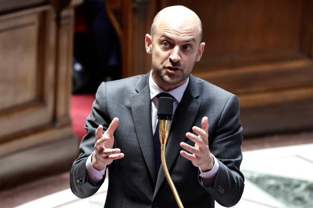France's Foreign Affairs Minister Jean-Noel Barrot answers during a session of questions to the government at the National Assembly, France's lower house of parliament, in Paris on February 18, 2026. (Photo by STEPHANE DE SAKUTIN / AFP)