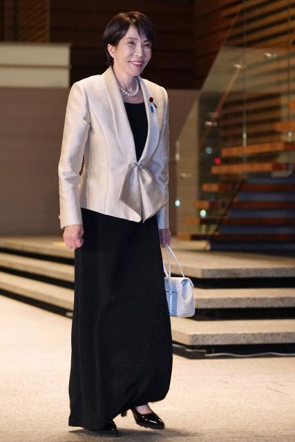 This photo taken on February 18, 2026 shows Japan's Prime Minister Sanae Takaichi entering the Prime Minister's Office after the investiture ceremony at the Imperial Palace in Tokyo. (Photo by Kazuhiro NOGI / AFP)