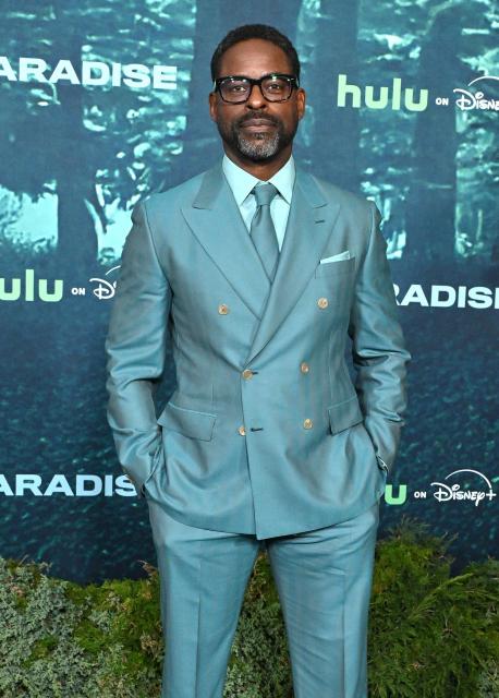 US actor Sterling K. Brown attends the premiere of "Paradise" Season 2 at the Paramount Theatre in Los Angeles, California, on February 18, 2026. (Photo by LISA O'CONNOR / AFP)
