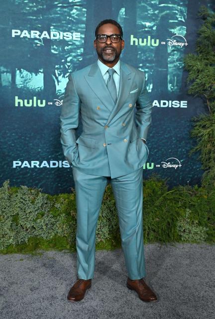 US actor Sterling K. Brown attends the premiere of "Paradise" Season 2 at the Paramount Theatre in Los Angeles, California, on February 18, 2026. (Photo by LISA O'CONNOR / AFP)