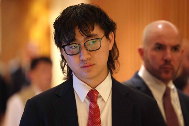 Meta Chief AI Officer Alexandr Wang looks on during the AI Impact Summit in New Delhi on February 19, 2026. (Photo by Ludovic MARIN / AFP)