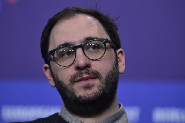 US producer Andrew Morrison attends a press conference for the film 'The Testament of Ann Lee' presented in Berlinale Special Gala at the 76th Berlinale, Europe's first major film festival of the year, in Berlin on February 19, 2026. (Photo by John MACDOUGALL / AFP)