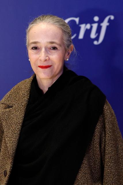 France TV CEO Delphine Ernotte arrives to attend the annual dinner of the Representative Council of Jewish Institutions of France (CRIF - Conseil Representatif des Institutions juives de France) at the Louvre Carrousel in Paris on February 19, 2026. (Photo by GEOFFROY VAN DER HASSELT / AFP)