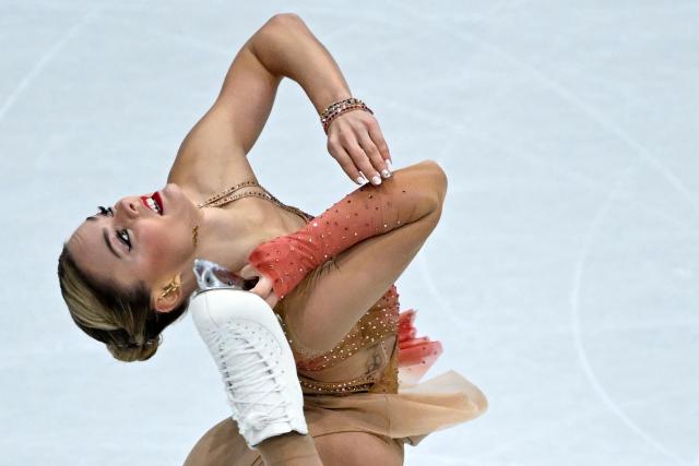 Belgium's Loena Hendrickx competes in the figure skating women's single free skating final during the Milano Cortina 2026 Winter Olympic Games at Milano Ice Skating Arena in Milan on February 19, 2026. (Photo by WANG Zhao / AFP)