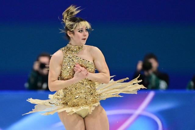 USA's Alysa Liu competes in the figure skating women's single free skating final during the Milano Cortina 2026 Winter Olympic Games at Milano Ice Skating Arena in Milan on February 19, 2026. (Photo by Piero CRUCIATTI / AFP)