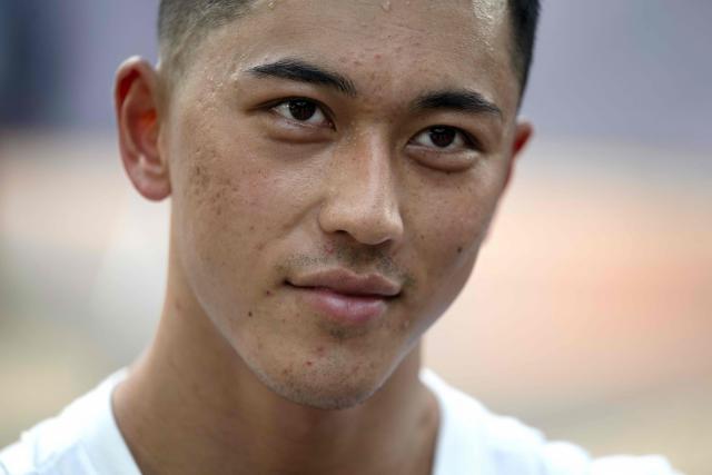Japanese wheelchair tennis player Tokito Oda speaks during an AFP interview in the framework of the ATP 500 Rio Open tournament in Rio de Janeiro, Brazil on February 18, 2026. Japan's Tokito Oda was a nine-year-old boy who dreamed of becoming a football player when he was diagnosed with bone cancer in his left leg. A decade later, he is the world number one in wheelchair tennis. (Photo by Pablo PORCIUNCULA / AFP)