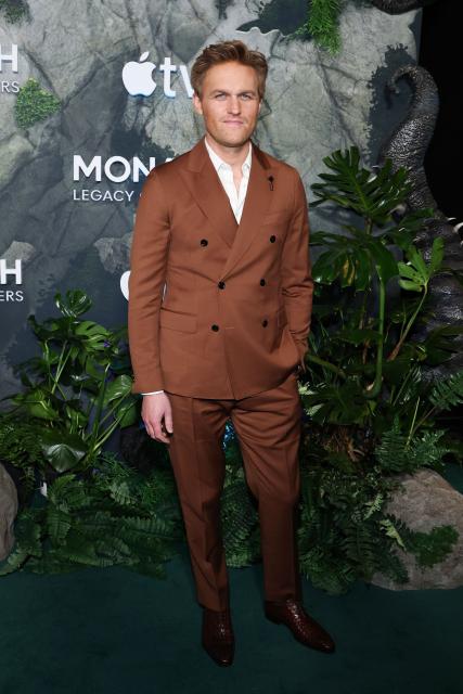 US actor Wyatt Russell attends the premiere of Apple TV's series "Monarch: Legacy of Monsters" Season 2 at the TCL Chinese Theatre in Hollywood, California, on February 19, 2026. (Photo by VALERIE MACON / AFP)