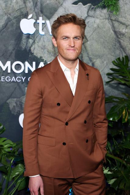 US actor Wyatt Russell attends the premiere of Apple TV's series "Monarch: Legacy of Monsters" Season 2 at the TCL Chinese Theatre in Hollywood, California, on February 19, 2026. (Photo by VALERIE MACON / AFP)