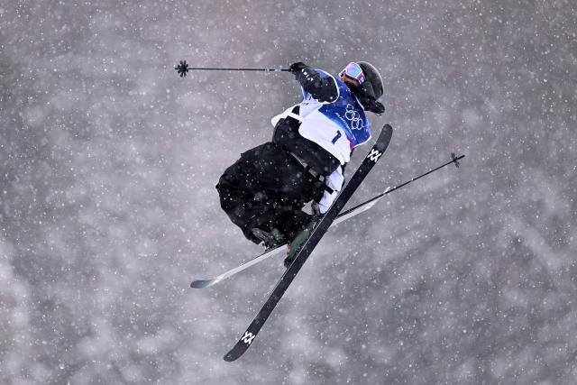 New Zealand's Finley Melville Ives competes in the freestyle skiing men's freeski halfpipe qualification run 1 during the Milano Cortina 2026 Winter Olympic Games at Livigno Snow Park, in Livigno (Valtellina), on February 20, 2026. (Photo by Kirill KUDRYAVTSEV / AFP)
