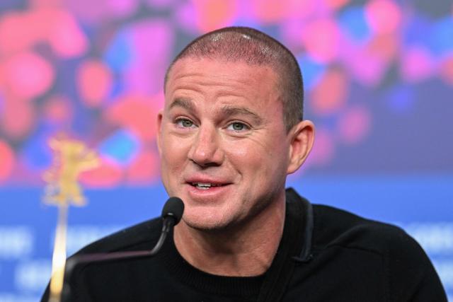 US actor Channing Tatum attends a press conference for the film "Josephine" presented in competition at the 76th Berlinale, Europe's first major film festival of the year, in Berlin on February 20, 2026. (Photo by RALF HIRSCHBERGER / AFP)