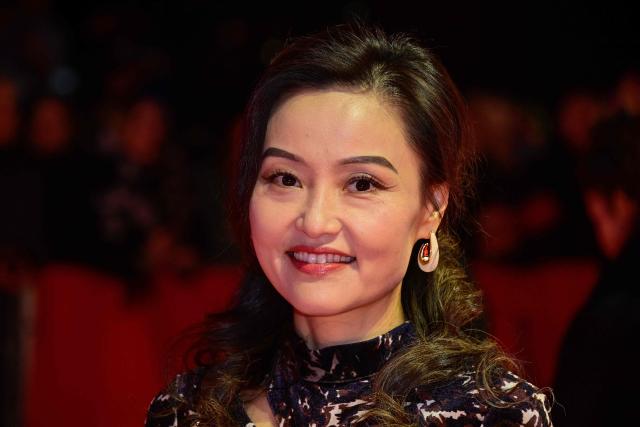 Producer Crystine Zhang poses on the red carpet for the film "Josephine" presented in competition at the 76th Berlinale, Europe's first major film festival of the year, in Berlin on February 20, 2026. (Photo by John MACDOUGALL / AFP)