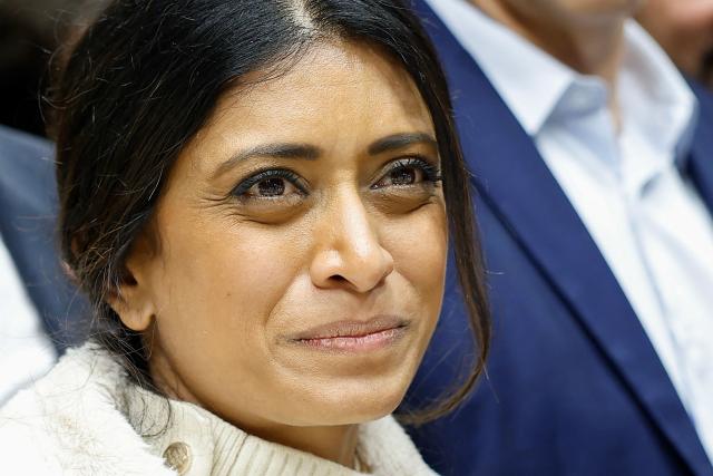 Ensemble Pour la Republique's MP Prisca Thevenot attends the International Agricultural Show (Salon de l'Agriculture) at Paris Expo Porte de Versailles in Paris on February 22, 2026. (Photo by Charlotte SIEMON / AFP)