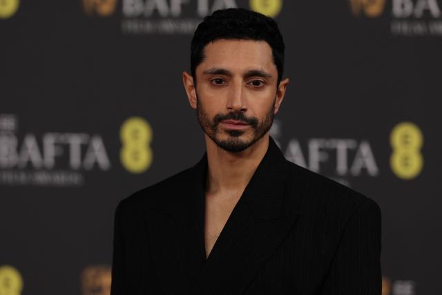 British actor Riz Ahmed poses on the red carpet upon arrival at the BAFTA British Academy Film Awards at the Royal Festival Hall, Southbank Centre, in London, on February 22, 2026. (Photo by Adrian Dennis / AFP)