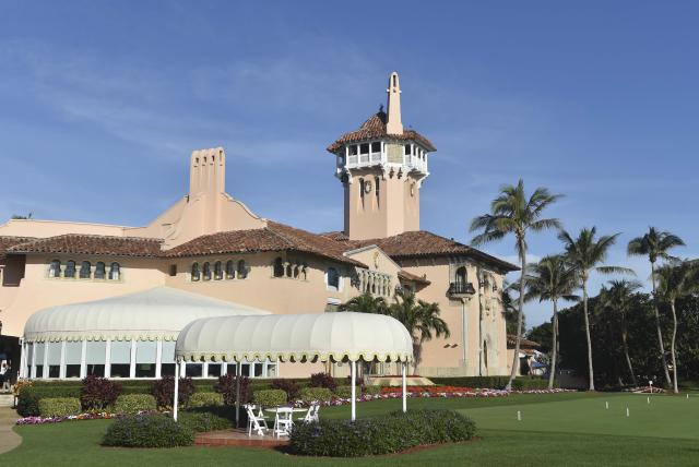 (FILES) A general view of US President Donald J. Trump's Mar-a-Lago resort in Palm Beach, Florida on December 24, 2017. The US Secret Service said on February 22, 2026, its agents had shot and killed an armed man who illegally entered the premises of President Donald Trump's Mar-a-Lago estate in Florida. Trump was not there at the time of the incident. (Photo by Nicholas Kamm / AFP)