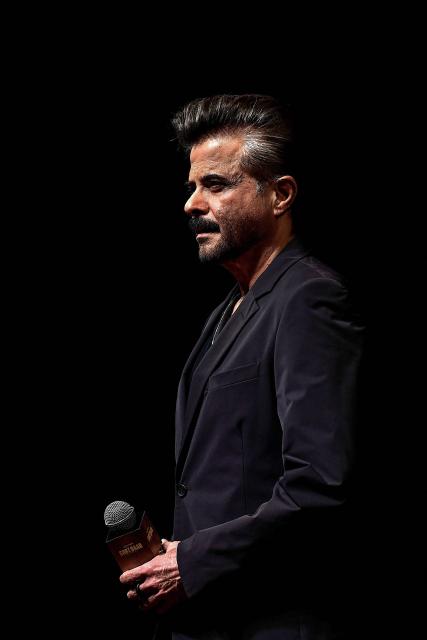 Bollywood actor Anil Kapoor attends the trailer launch of his upcoming Indian Hindi-language action-drama film 'Subedaar' in Mumbai on February 23, 2026. (Photo by Sujit JAISWAL / AFP)
