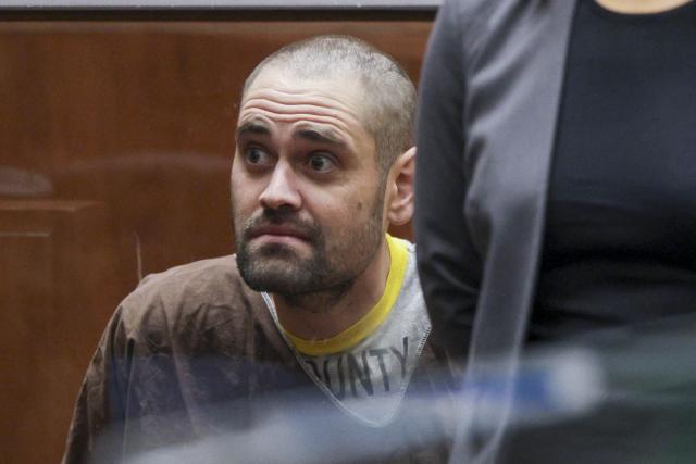 Nick Reiner appears during his arraignment in Los Angeles County Superior Court in Los Angeles, California, on February 23, 2026. The son of US movie director Rob Reiner pleaded not guilty to the fatal stabbing of both of his parents when he appeared in a Los Angeles court on Monday. (Photo by CHRIS TORRES / POOL / AFP)