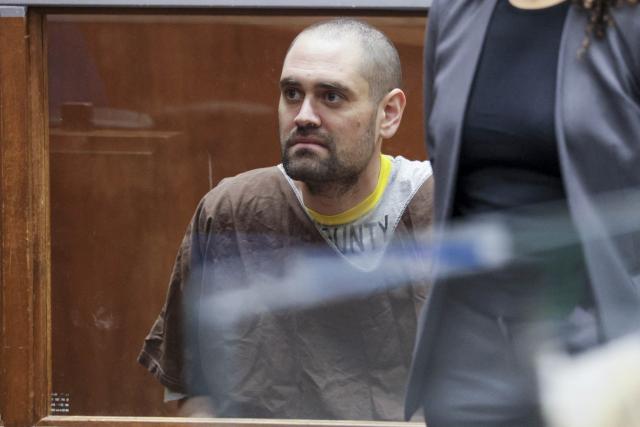 Nick Reiner appears during his arraignment in Los Angeles County Superior Court in Los Angeles, California, on February 23, 2026. The son of US movie director Rob Reiner pleaded not guilty to the fatal stabbing of both of his parents when he appeared in a Los Angeles court on Monday. (Photo by CHRIS TORRES / POOL / AFP)