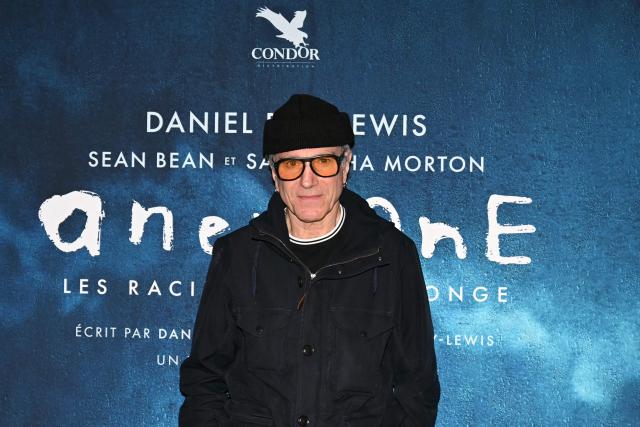 Bristish-Irish actor Daniel Day-Lewis poses ahead of the screening of the film "Anemone" by Ronan Day-Lewis at Pathe Palace cinema in Paris on February 23, 2026. (Photo by Anna KURTH / AFP)