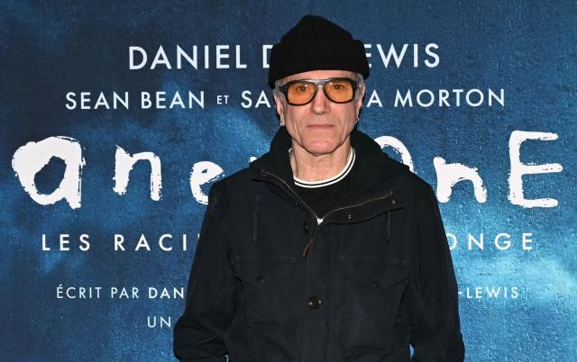 Bristish-Irish actor Daniel Day-Lewis poses ahead of the screening of the film "Anemone" by Ronan Day-Lewis at Pathe Palace cinema in Paris on February 23, 2026. (Photo by Anna KURTH / AFP)
