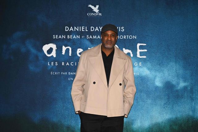 French actor Daniel Njo Lobe poses ahead of the screening of the film "Anemone" by Ronan Day-Lewis at Pathe Palace cinema in Paris on February 23, 2026. (Photo by Anna KURTH / AFP)