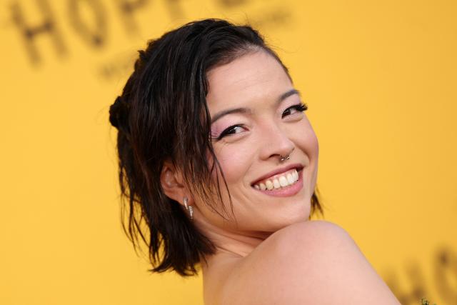 US actress Piper Curda attends the premiere of Disney-Pixar's "Hoppers" at El Capitan Theatre in Los Angeles, California, on February 23, 2026. (Photo by VALERIE MACON / AFP)