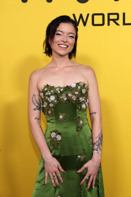 US actress Piper Curda attends the premiere of Disney-Pixar's "Hoppers" at El Capitan Theatre in Los Angeles, California, on February 23, 2026. (Photo by VALERIE MACON / AFP)