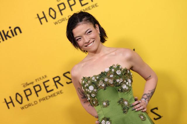 US actress Piper Curda attends the premiere of Disney-Pixar's "Hoppers" at El Capitan Theatre in Los Angeles, California, on February 23, 2026. (Photo by VALERIE MACON / AFP)
