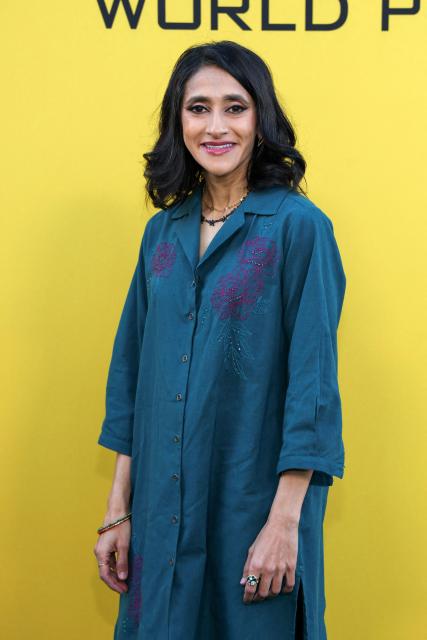 US actress and comedian Aparna Nancherla attends the premiere of Disney-Pixar's "Hoppers" at El Capitan Theatre in Los Angeles, California, on February 23, 2026. (Photo by VALERIE MACON / AFP)