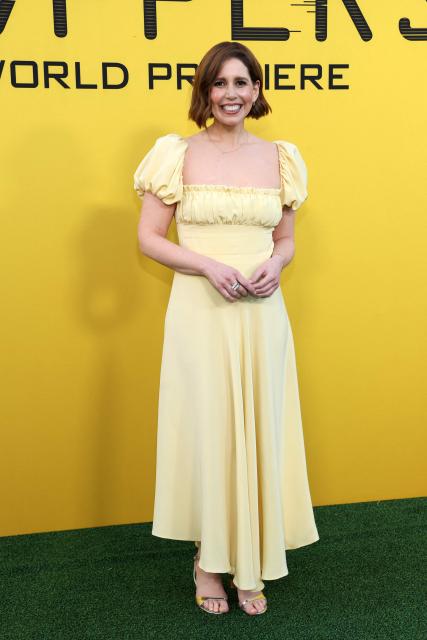 US actress Vanessa Bayer attends the premiere of Disney-Pixar's "Hoppers" at El Capitan Theatre in Los Angeles, California, on February 23, 2026. (Photo by VALERIE MACON / AFP)