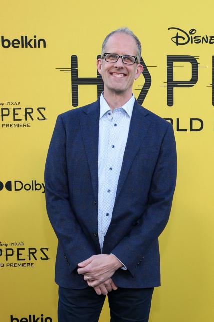 Chief creative officer of Pixar Pete Docter attends the premiere of Disney-Pixar's "Hoppers" at El Capitan Theatre in Los Angeles, California, on February 23, 2026. (Photo by VALERIE MACON / AFP)