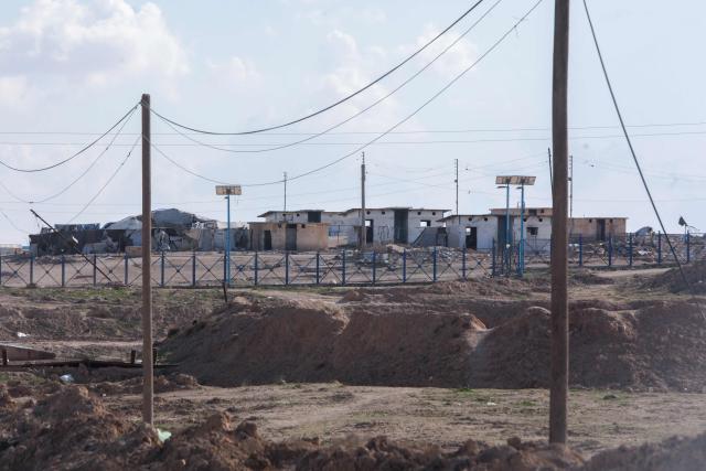 This picture a view of the Al-Hol camp in the northeastern Hasakeh governorate on February 24, 2026. Syrian authorities have closed Al-Hol camp, which long housed relatives of suspected Islamic State group fighters, after emptying the formerly Kurdish-controlled facility, a camp official told AFP on Sunday (Photo by Bakr ALKASEM / AFP)