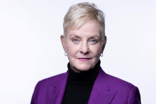 (FILES) US Executive Director of the World Food Programme Cindy McCain, poses during a photo session in Paris on April 15, 2024. The head of the Rome-based UN World Food Programme, Cindy McCain, said on February 26, 2026 she would be stepping down in three months' time because of poor health. McCain, the WFP's Executive Director, had suffered a mild stroke in October 2025 and returned to work last month. (Photo by Joël SAGET / AFP)