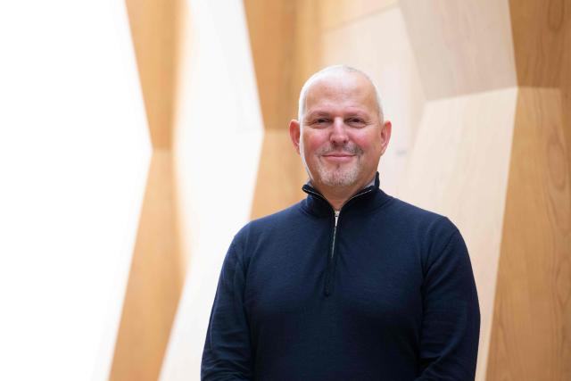 Jerome Salomon, French former Director General of Health and now medical and scientific director of Zoi, a start-up offering personalised medical check-ups, poses at Zoi's medical centre in Paris on February 24, 2026. (Photo by Anna KURTH / AFP)