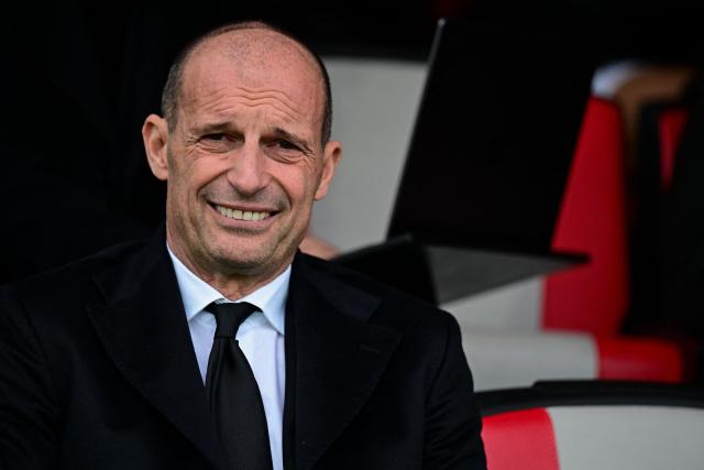 AC Milan's Italian coach Massimiliano Allegri looks on ahead of the Italian Serie A football match between Cremonese and AC Milan at the Giovanni Zini Stadium in Cremona on March 1, 2026. (Photo by Piero CRUCIATTI / AFP)