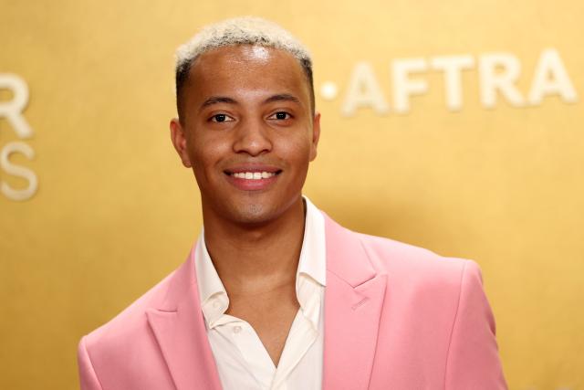 US content creator Asante Madrigal attends the 32nd Annual Actor Awards at the Shrine Auditorium in Los Angeles on March 1, 2026. (Photo by Patrick T. Fallon / AFP)