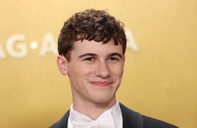 US-British actor Samuel Nivola attends the 32nd Annual Actor Awards at the Shrine Auditorium in Los Angeles on March 1, 2026. (Photo by Michael Tran / AFP)