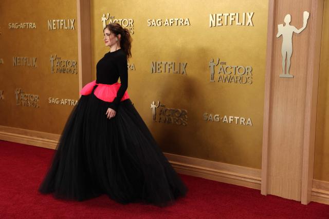 US actress Kathryn Hahn attends the 32nd Annual Actor Awards at the Shrine Auditorium in Los Angeles on March 1, 2026. (Photo by Patrick T. Fallon / AFP)