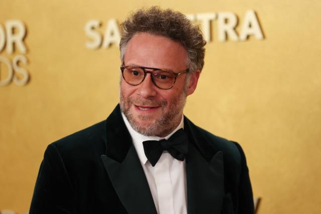 Canadian producer Seth Rogen attends the 32nd Annual Actor Awards at the Shrine Auditorium in Los Angeles on March 1, 2026. (Photo by Patrick T. Fallon / AFP)