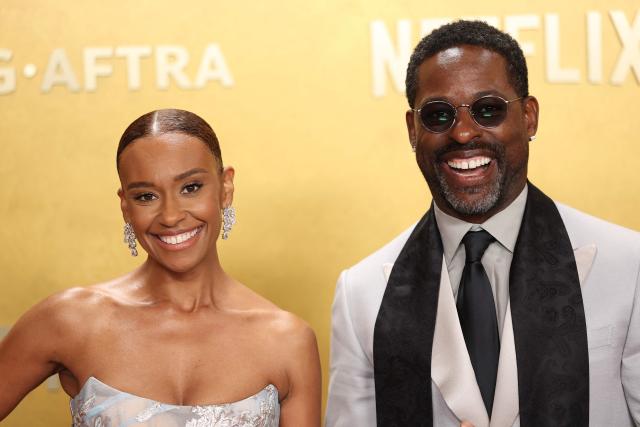 US actress Ryan Michelle Bathe and US actor Sterling K. Brown attend the 32nd Annual Actor Awards at the Shrine Auditorium in Los Angeles on March 1, 2026. (Photo by PATRICK T. FALLON / AFP)