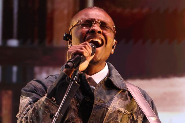 US actor and singer Miles Caton performs during the 32nd Annual Actor Awards at the Shrine Auditorium in Los Angeles on March 1, 2026. (Photo by VALERIE MACON / AFP)