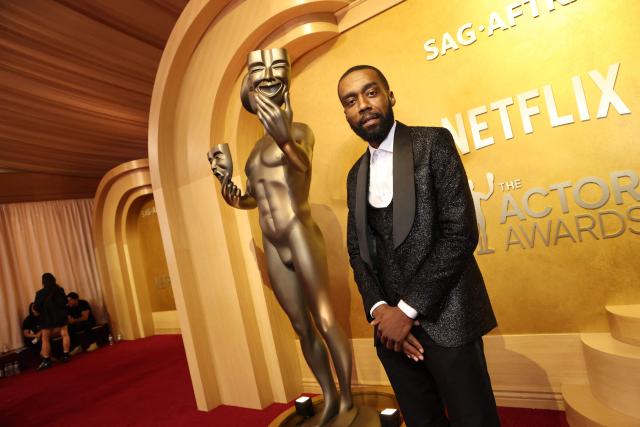 US actor Corey Hendrix attends the 32nd Annual Actor Awards at the Shrine Auditorium in Los Angeles on March 1, 2026. (Photo by VALERIE MACON / AFP)