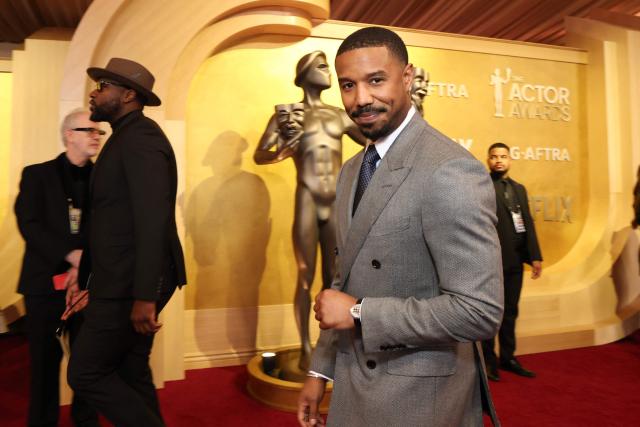 US actor Michael B. Jordan attends the 32nd Annual Actor Awards at the Shrine Auditorium in Los Angeles on March 1, 2026. (Photo by VALERIE MACON / AFP)